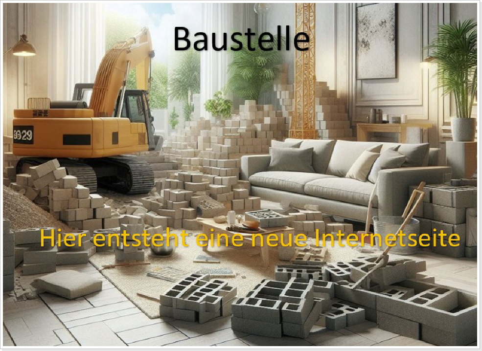 Baustelle - hier entsteht eine neue Internetpr&auml;senz