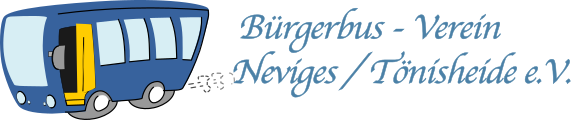 Logo Bürgerbus - Verein Neviges / Tönisheide e.V.